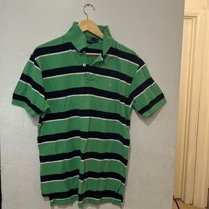 Rare green striped polo Ralph Lauren shirt